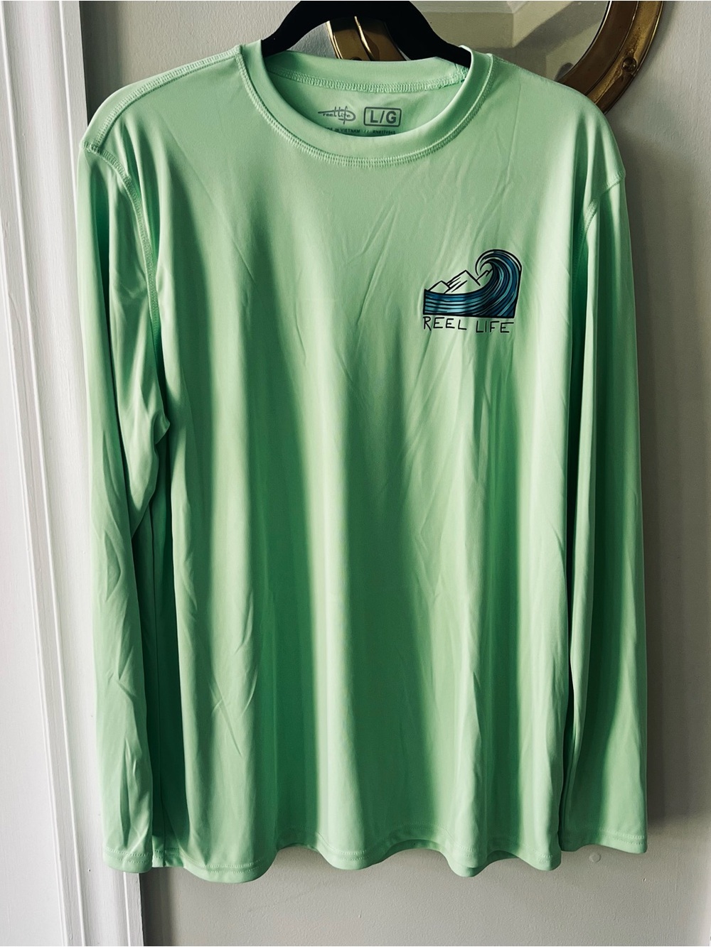 Reel Life Mint Green Long Sleeve T-Shirt